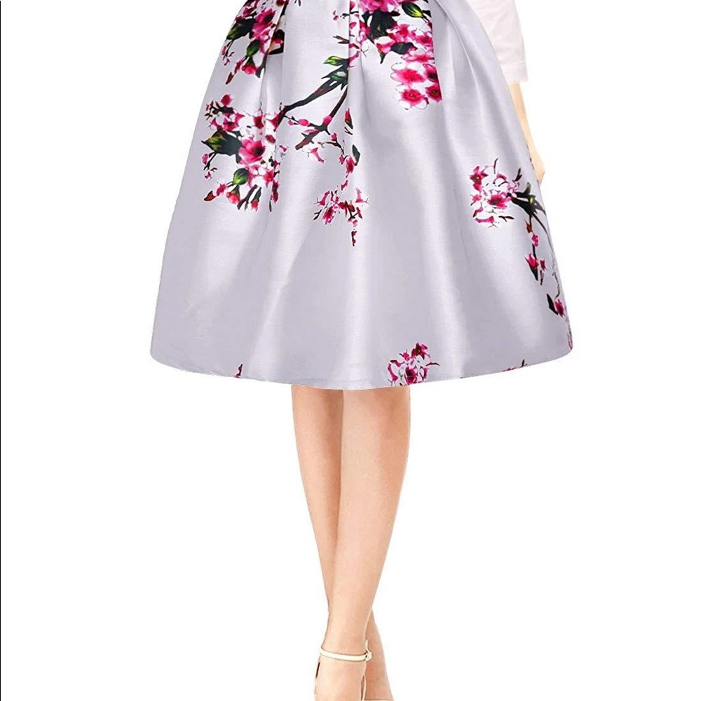 Allegra K Floral Skirt